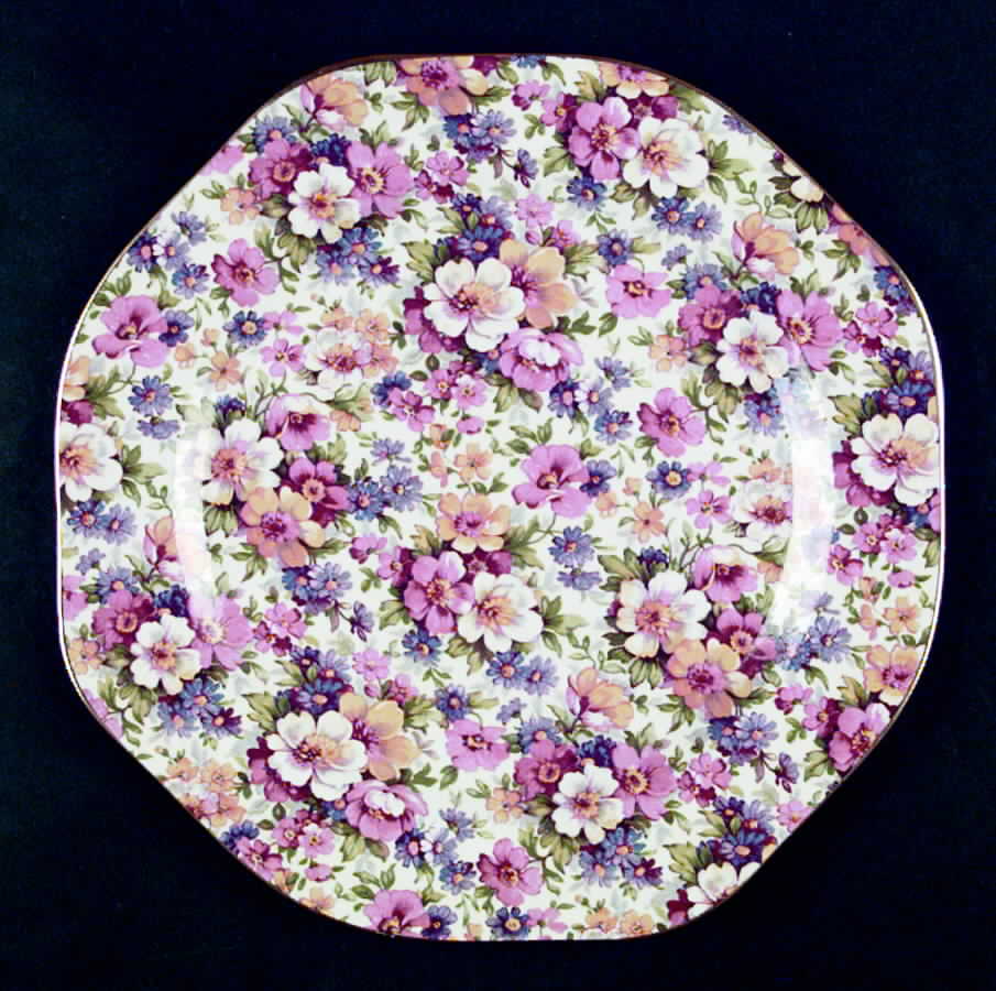 Dubarry (Majestic Shape, New, Globe Stamp) Luncheon Plate by James Kent (England)-1