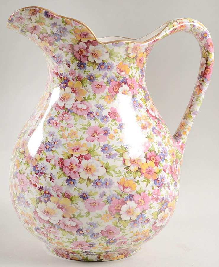 Dubarry (Granville, New, Globe Backstamp) 128 Oz Pitcher and Bowl, Pitcher Only by James Kent (England)-1