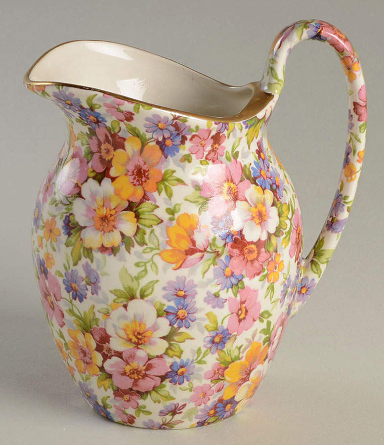Dubarry (Granville, New, Globe Backstamp) 16 Oz Pitcher by James Kent (England)-1
