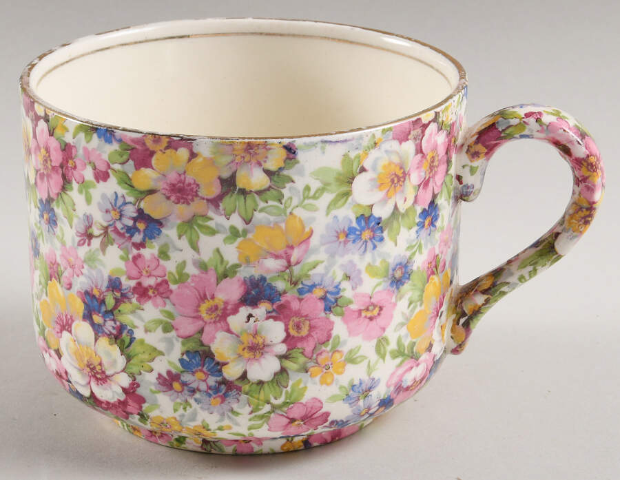 Dubarry (Granville, New, Globe Backstamp) Breakfast Cup by James Kent (England)-1