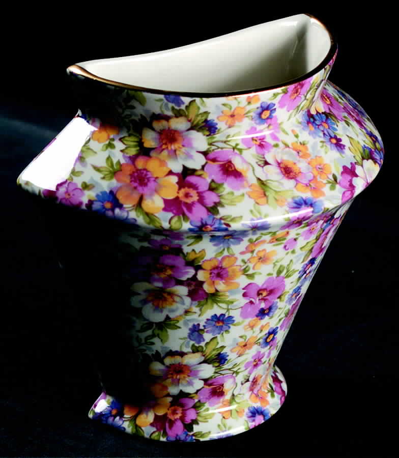 Dubarry (Granville, New, Globe Backstamp) Wall/Hanging Vase by James Kent (England)-1
