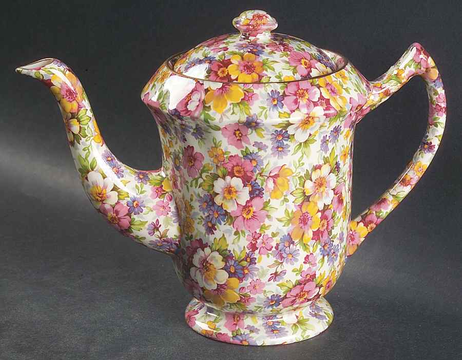 Dubarry (Granville, New, Globe Backstamp) Granville Coffee Pot & Lid by James Kent (England)-1