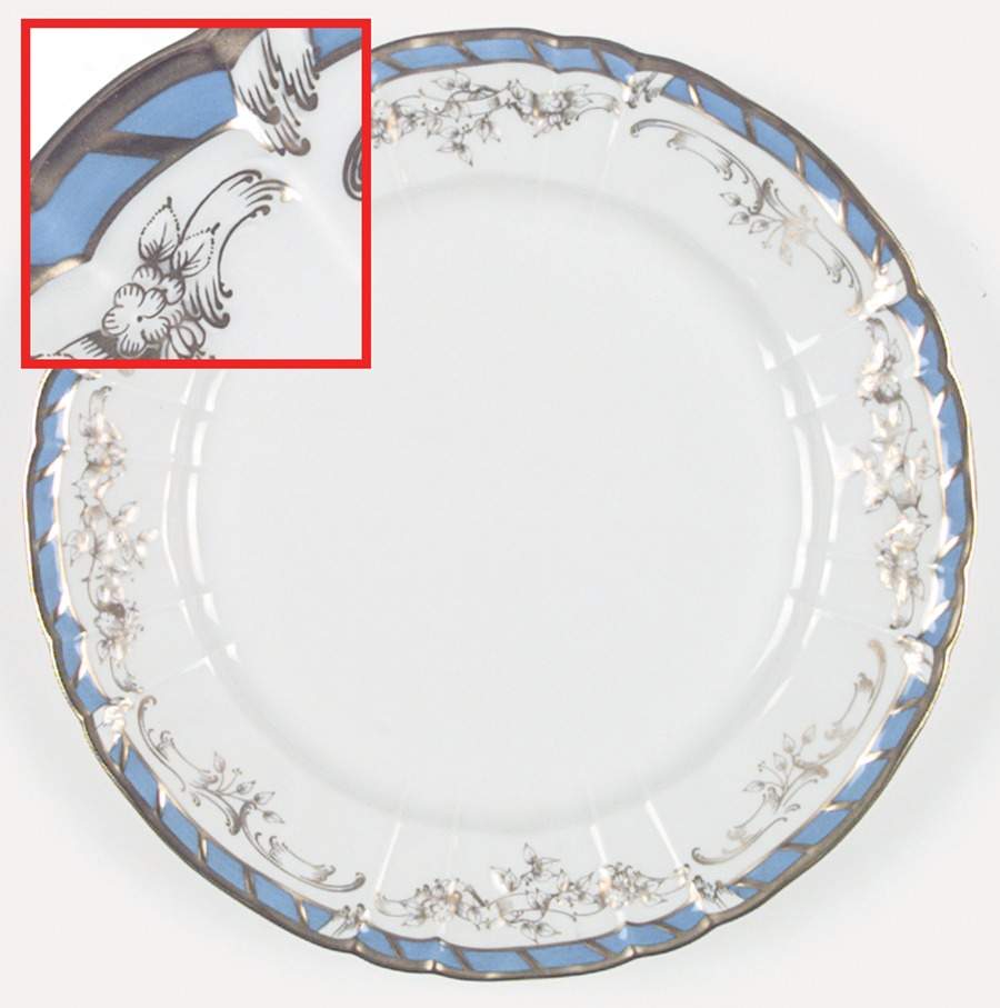 Decor 21 Dinner Plate by KPM-1