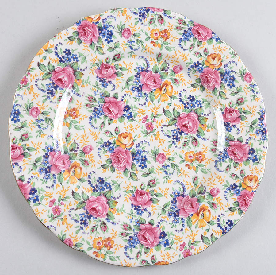 Rosalynde(Granville, New, Globestp) Luncheon Plate by James Kent (England)-1