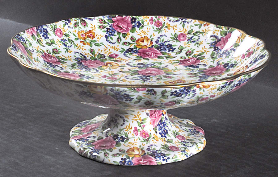 Rosalynde(Granville, New, Globestp) Round Compote (Height X Width) by James Kent (England)-1
