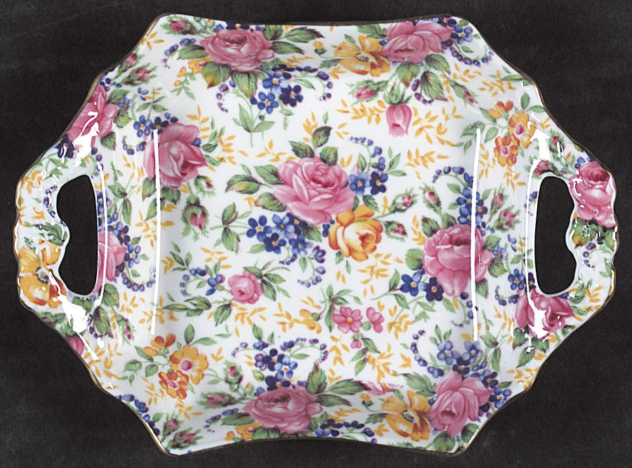 Rosalynde(Granville, New, Globestp) Handled Tray by James Kent (England)-1