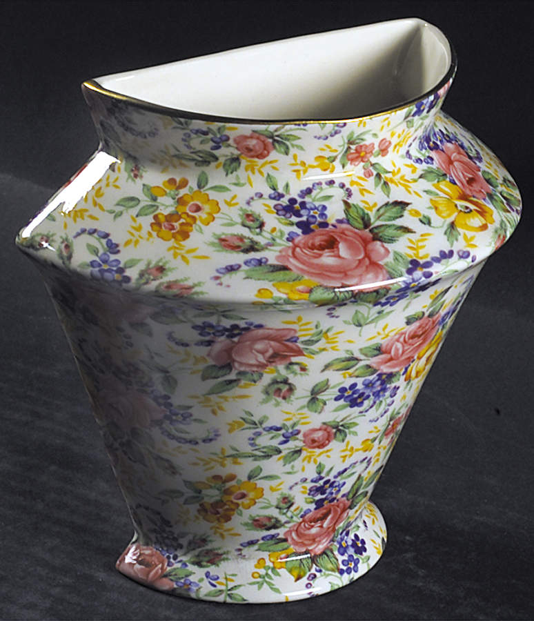 Rosalynde(Granville, New, Globestp) Wall/Hanging Vase by James Kent (England)-1