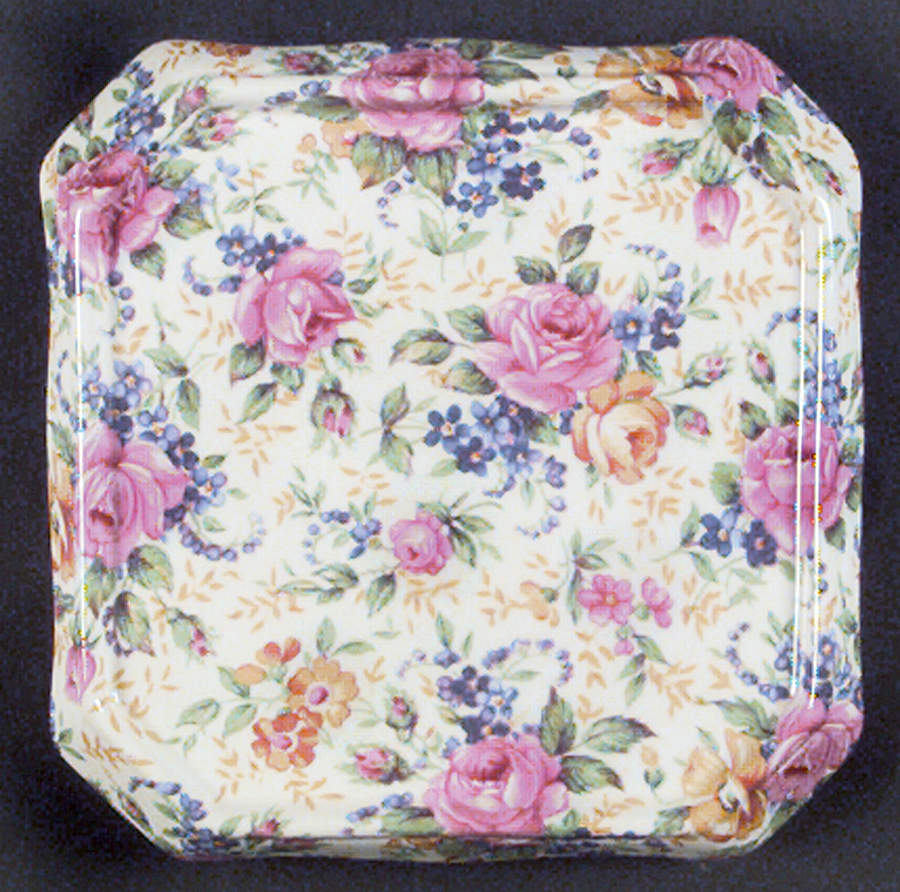 Rosalynde(Granville, New, Globestp) Diamond Square Tea Tile by James Kent (England)-1