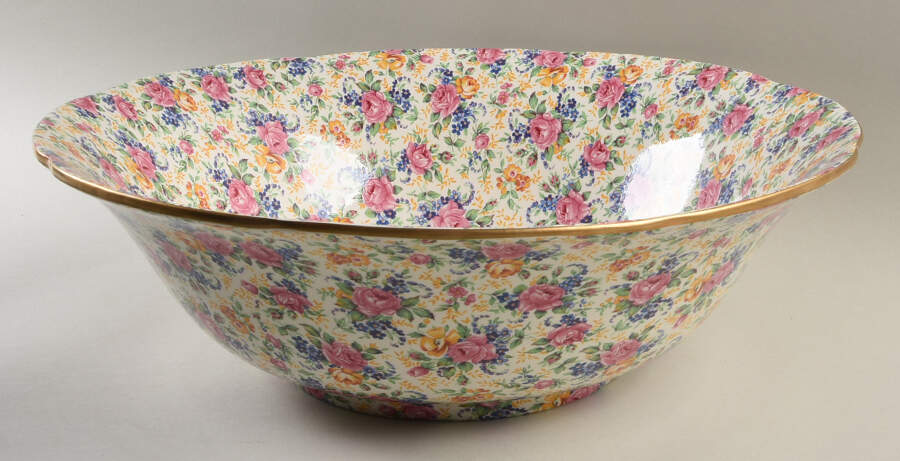 Rosalynde(Granville, New, Globestp) 128 Oz Pitcher and Bowl, Bowl Only by James Kent (England)-1