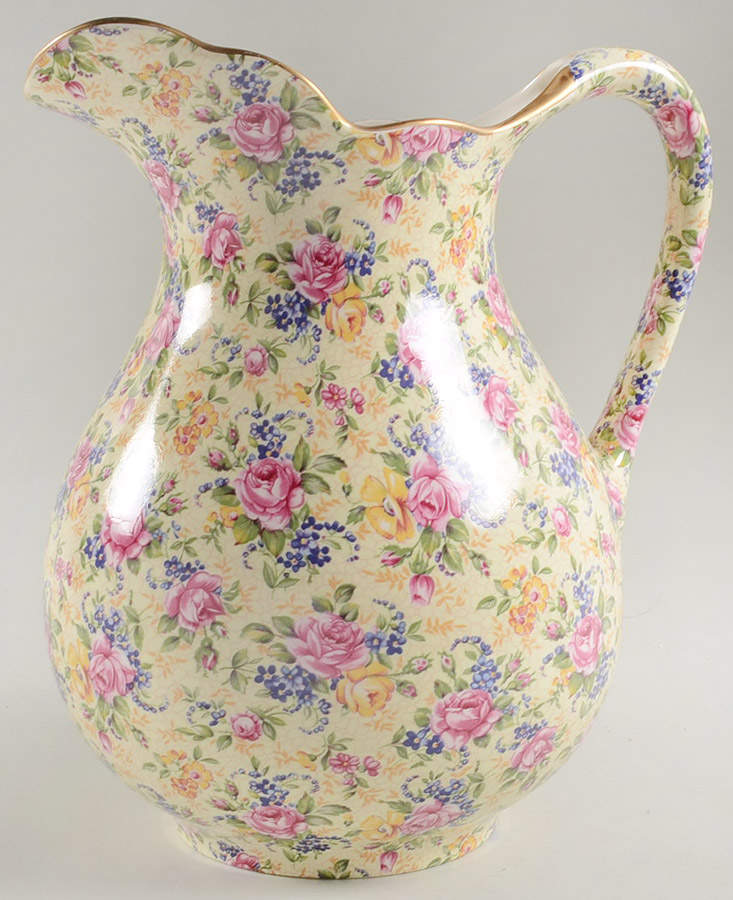 Ruth Kent (New, Granville Shape) 128 Oz Pitcher and Bowl, Pitcher Only by James Kent (England)-1