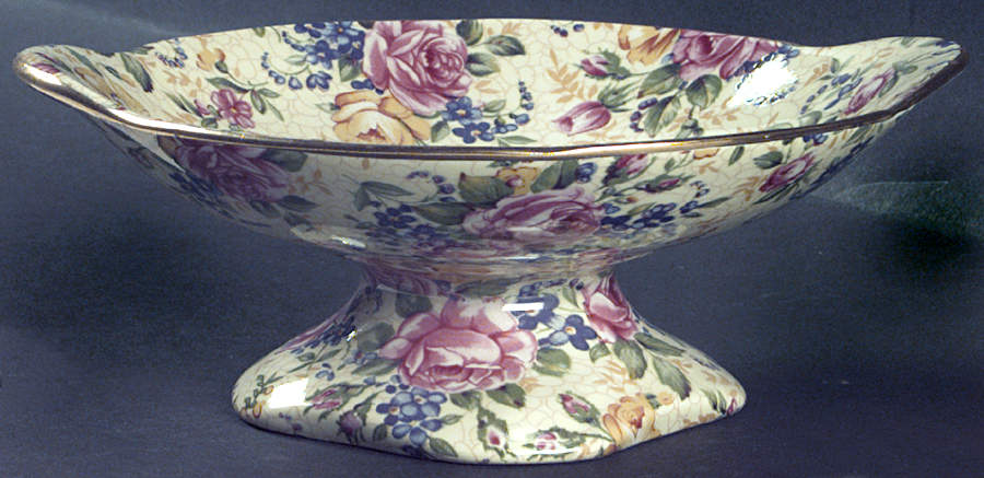 Ruth Kent (New, Granville Shape) Small Comport by James Kent (England)-1