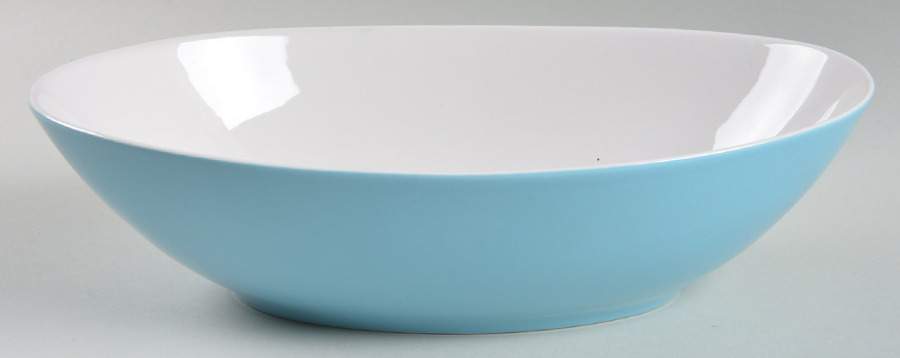 Bluefield 10" Oval Vegetable Bowl by Kokura-1