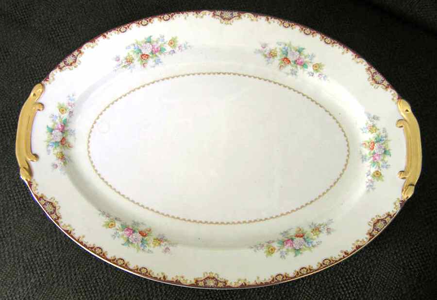 KON80 16" Oval Serving Platter by Kongo-1