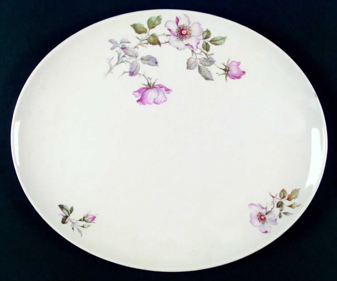 KNO504 14" Oval Serving Platter by Edwin Knowles-1