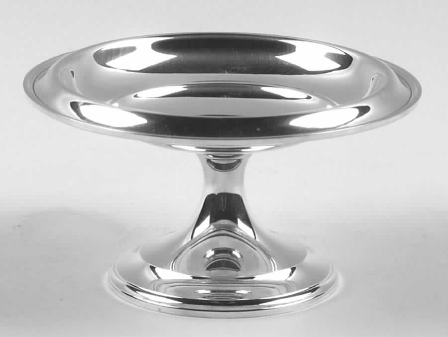 Calvert-Old Maryland Plain (Sterling, Hollowware) Short Sterling Compote by Kirk Stieff-1