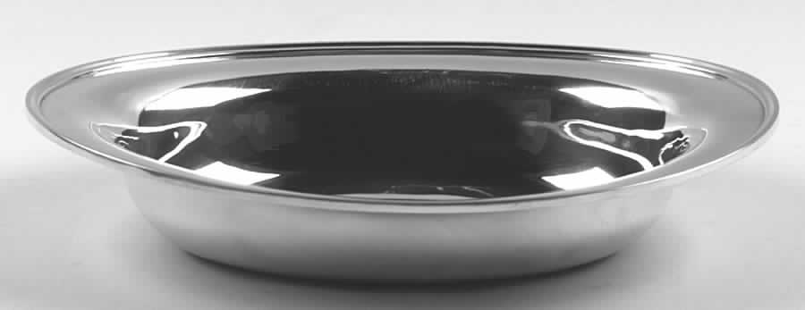 Calvert-Old Maryland Plain (Sterling, Hollowware) 11" Oval Vegetable Bowl by Kirk Stieff-1