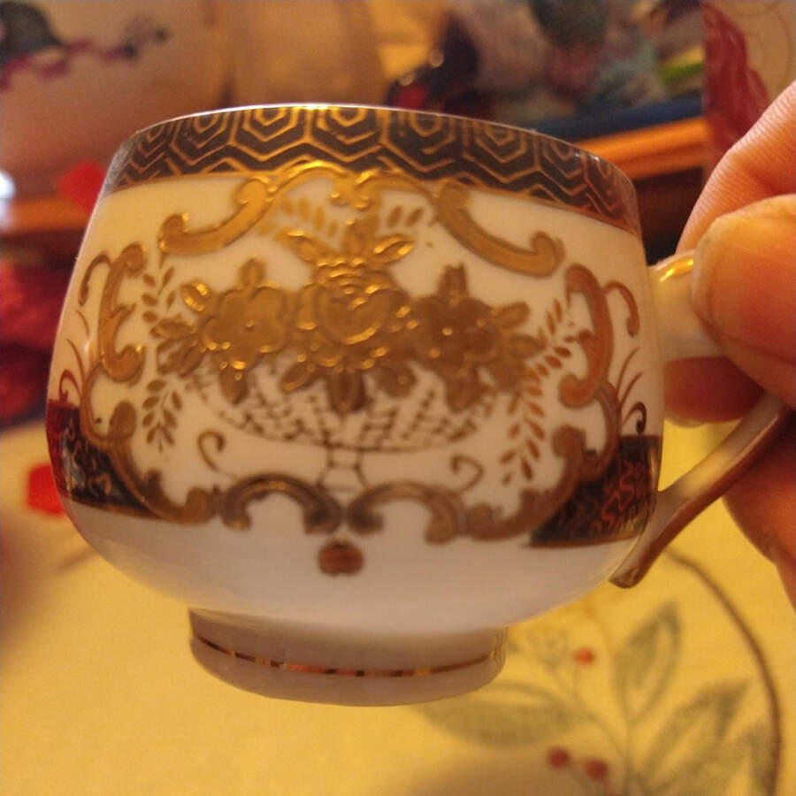 KUT77 Footed Cup by Kutani-1