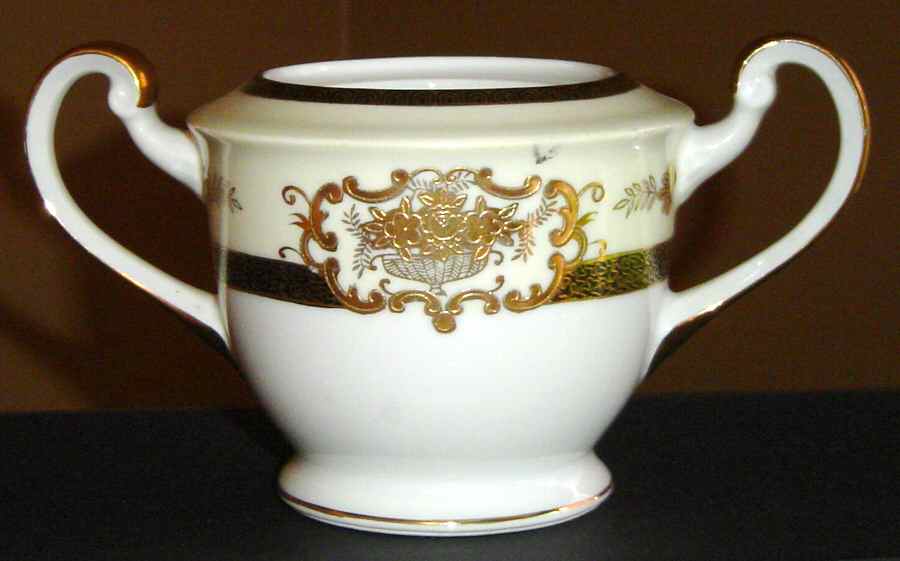 KUT77 Sugar Bowl No Lid by Kutani-1