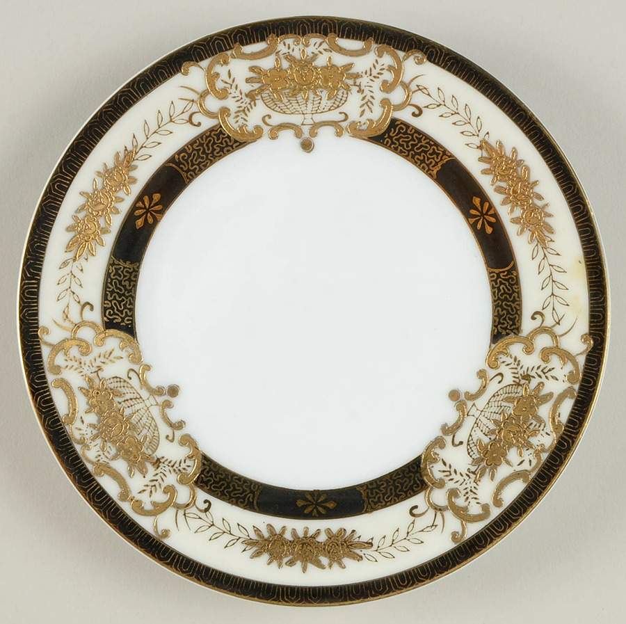KUT77 Coupe Bread & Butter Plate by Kutani-1