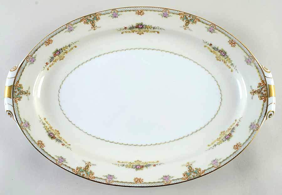 Princess 17" Oval Serving Platter by Kingsley (Japan)-1
