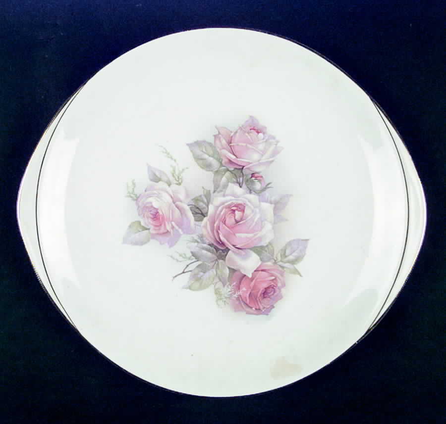 KTK40 Handled Cake Plate by Knowles, Taylor & Knowles-1