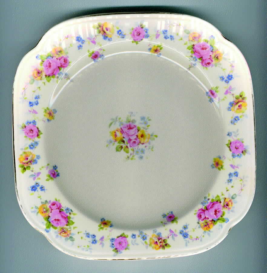KNO523 Square Salad Plate by Edwin Knowles-1