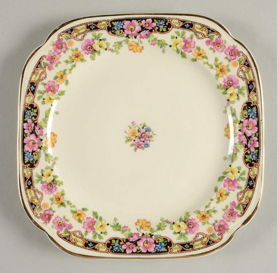 KNO530 Square Salad Plate by Edwin Knowles-1