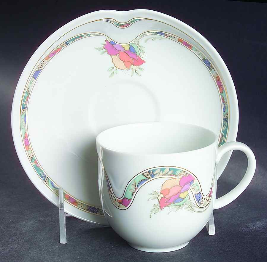 Skara Flat Cup & Saucer Set by Kaiser-1