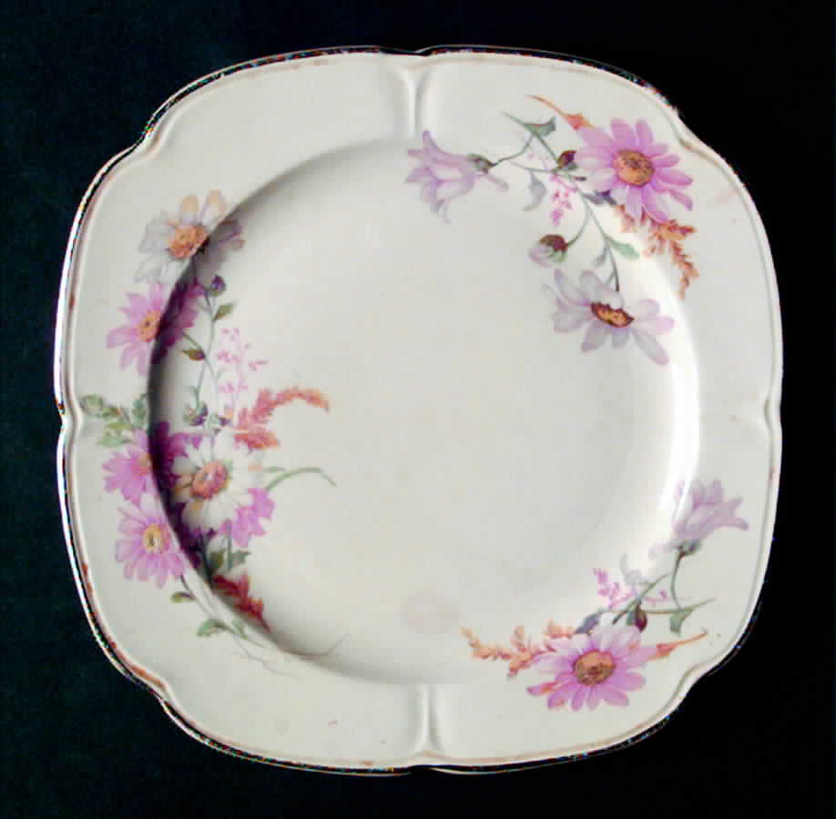 KNO533 Square Salad Plate by Edwin Knowles-1
