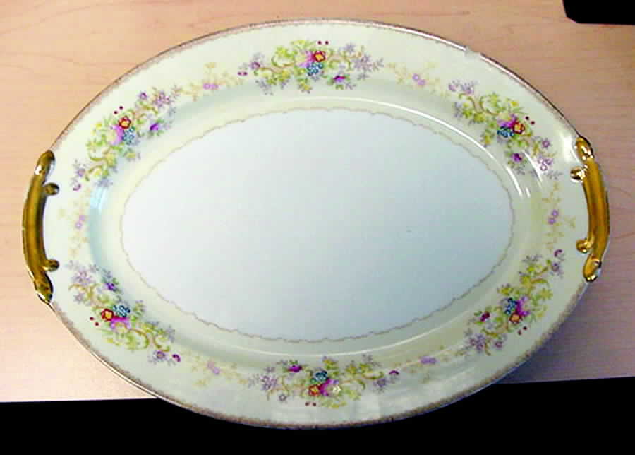 KON88 14" Oval Serving Platter by Kongo-1