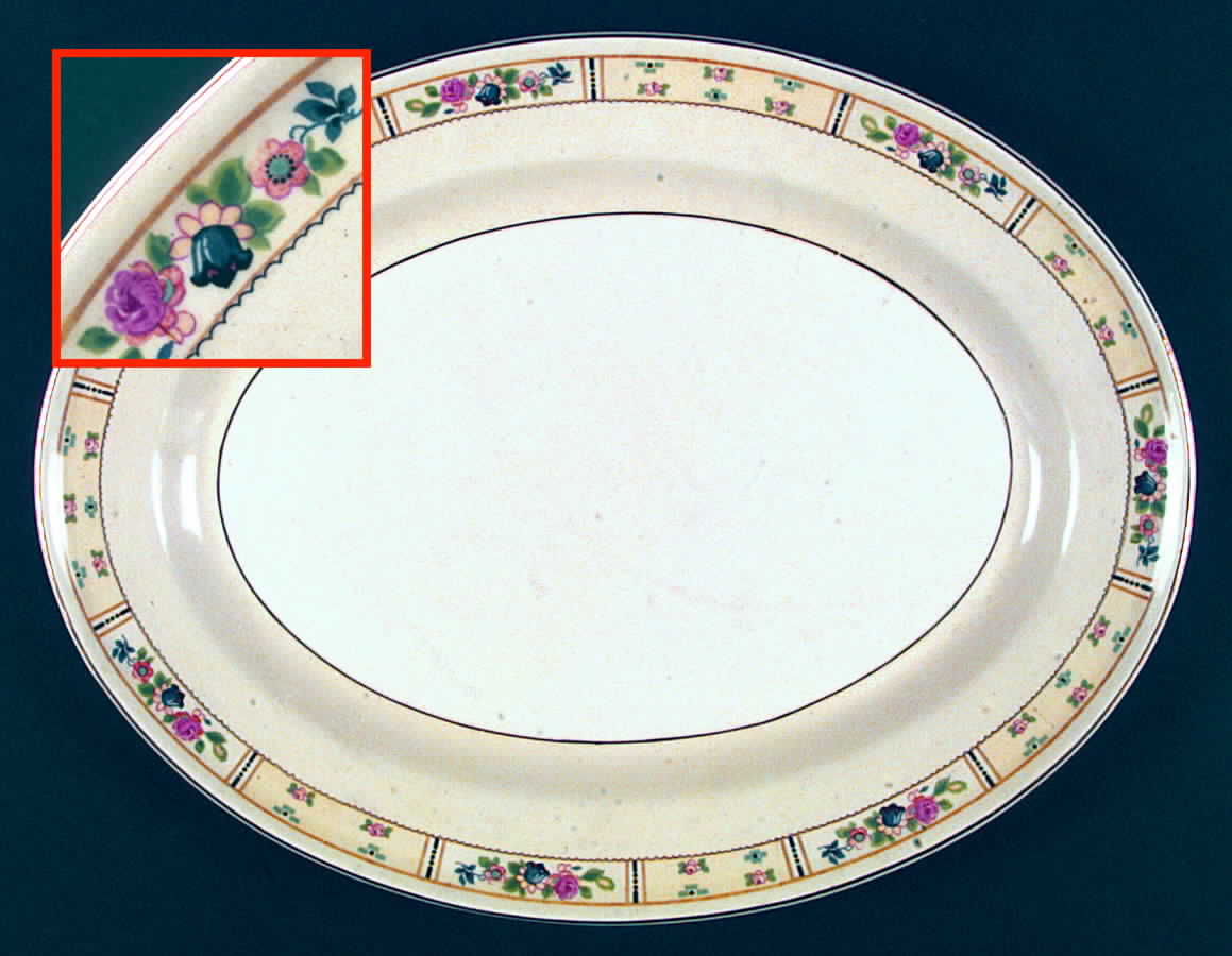 KNO552 14" Oval Serving Platter by Edwin Knowles-1