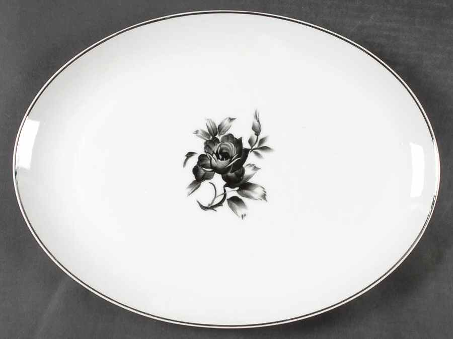 5783 14" Oval Serving Platter by Kutani-1