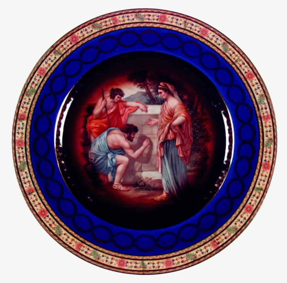 JKW72-1 Dinner Plate by JKW Bavaria-1