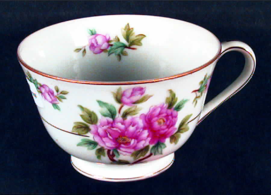Pink Peony Footed Cup by Kyoto-1