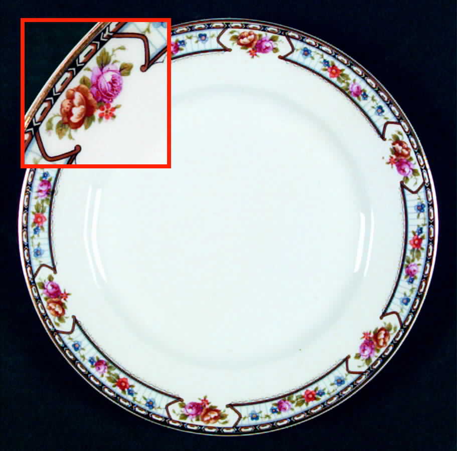 KNO567 Salad Plate by Edwin Knowles-1