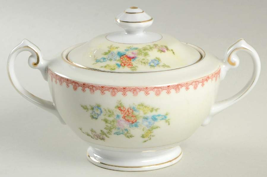 KIK39 Sugar Bowl & Lid by Kikusui-1