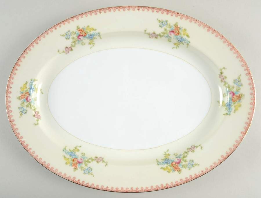 KIK39 16" Oval Serving Platter by Kikusui-1