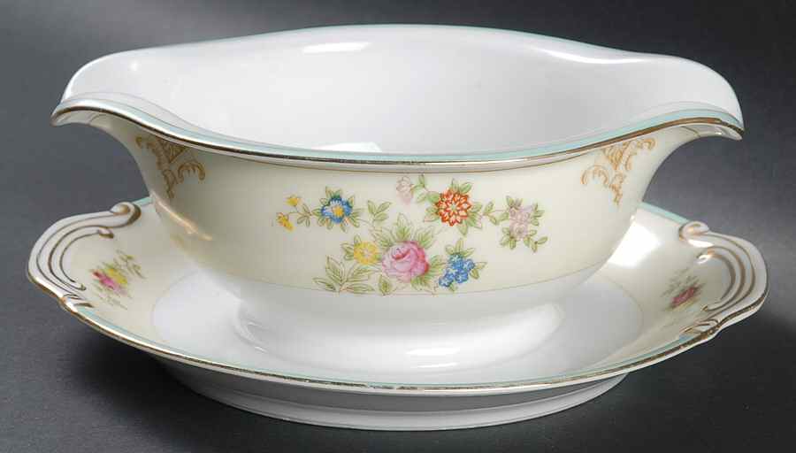 KON92 Gravy Boat with Attached Underplate by Kongo-1