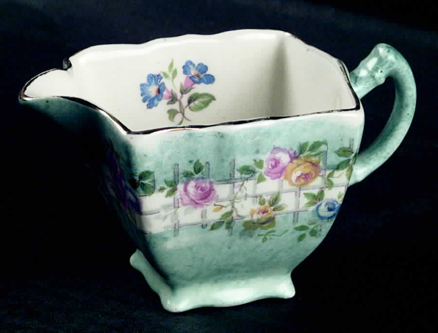 Capri (Scalloped) Creamer by James Kent (England)-1