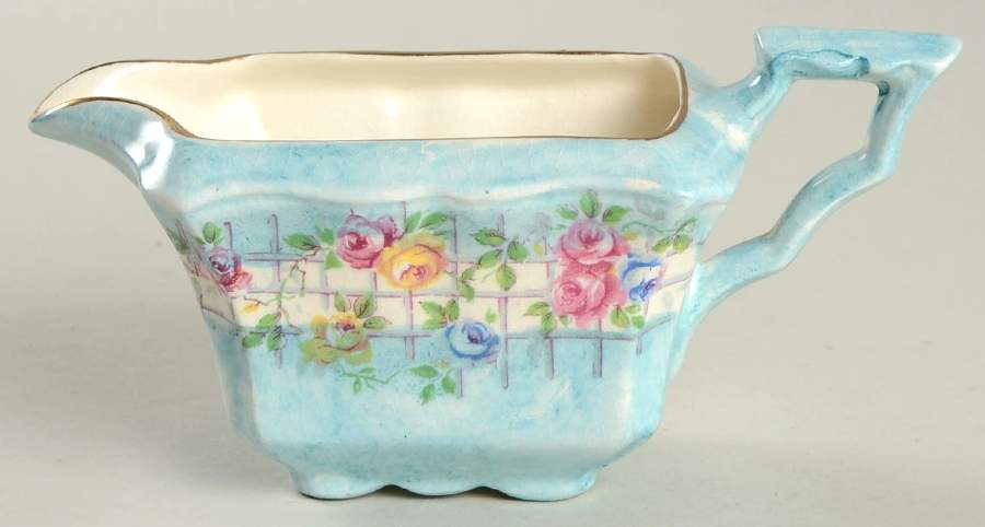 Capri (Scalloped) Creamer by James Kent (England)-1