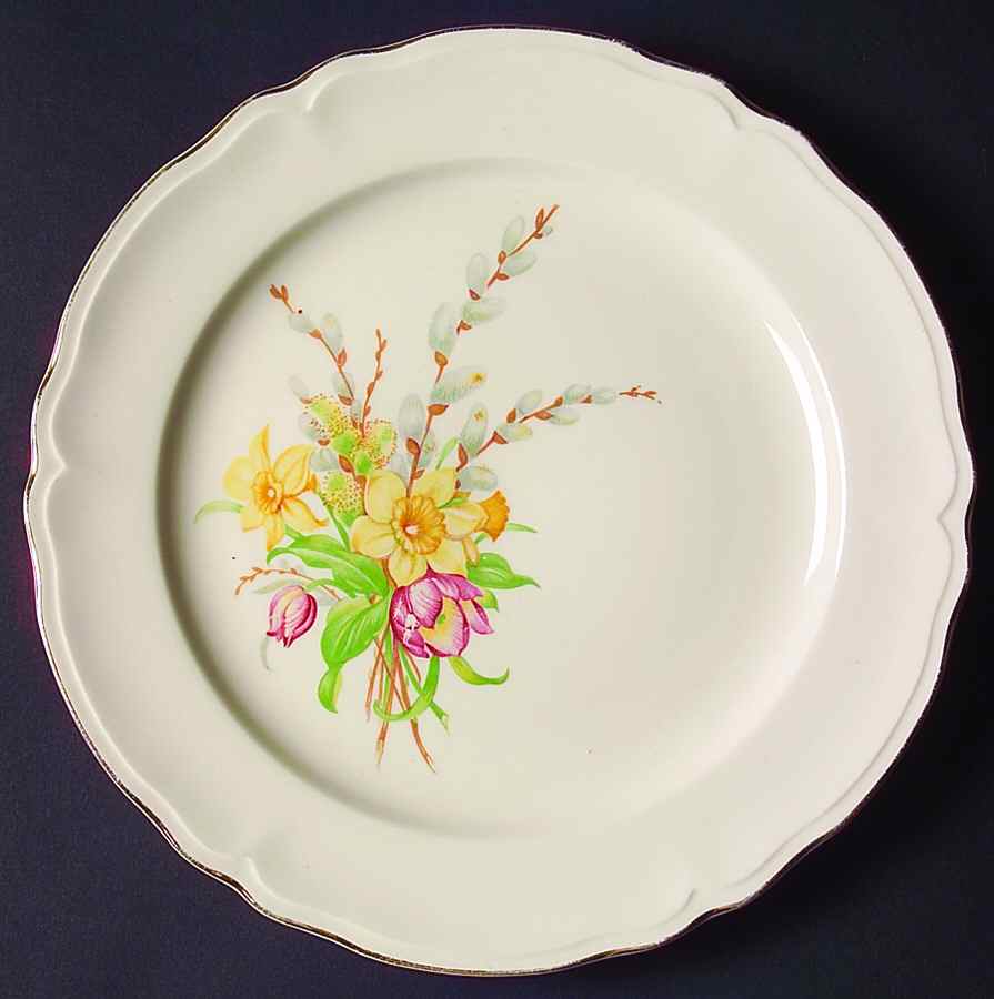 Juanita Dinner Plate by Edwin Knowles-1