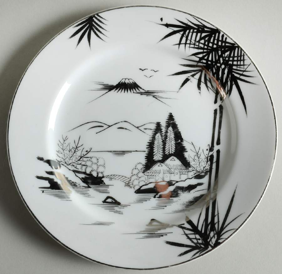 KUT100 Salad Plate by Kutani-1