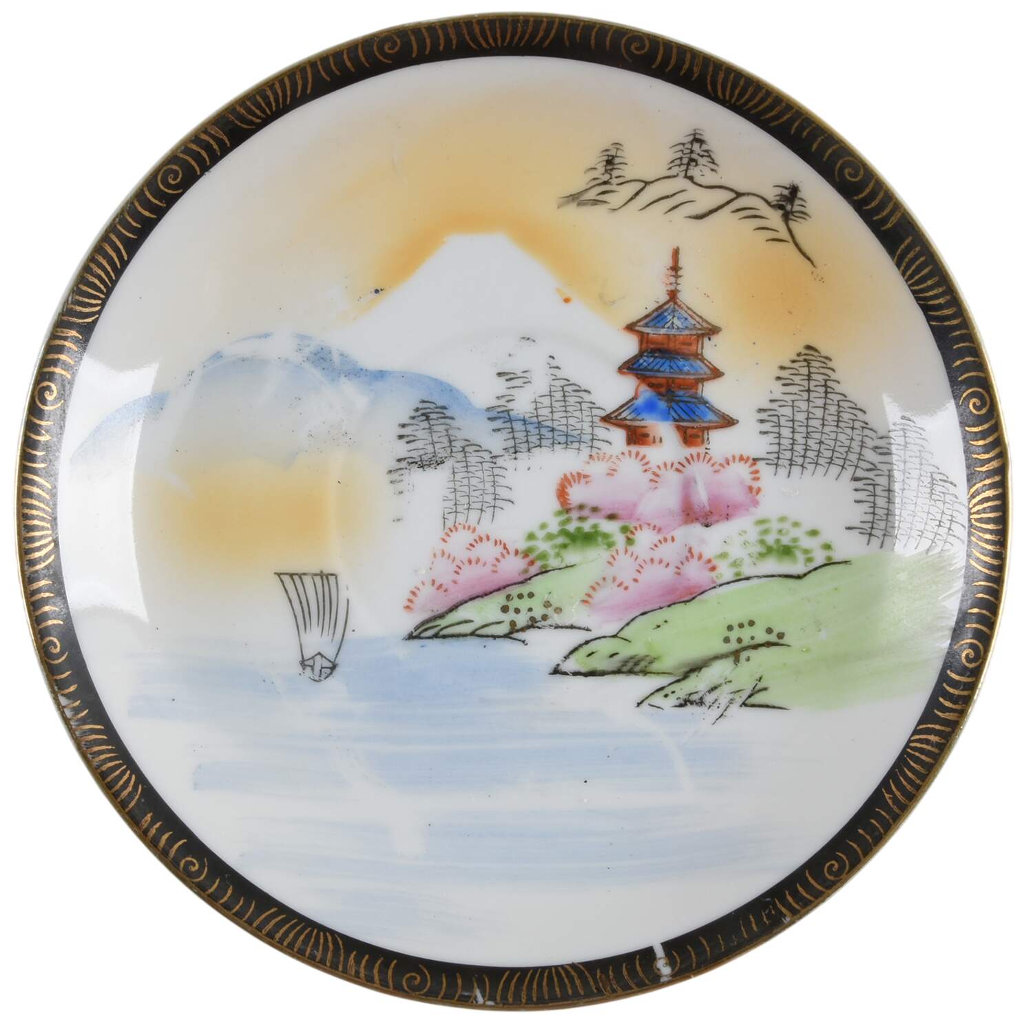 KUT102 Saucer by Kutani-1