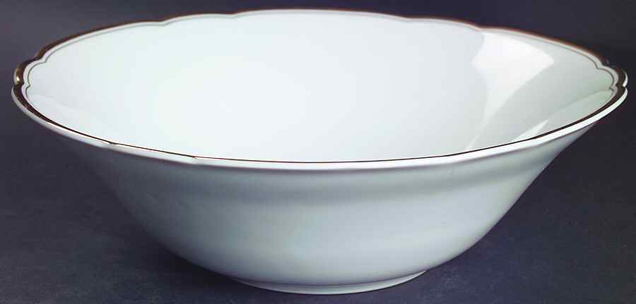 KHL21 (Gold Trim) 9" Round Vegetable Bowl by Kahla-1