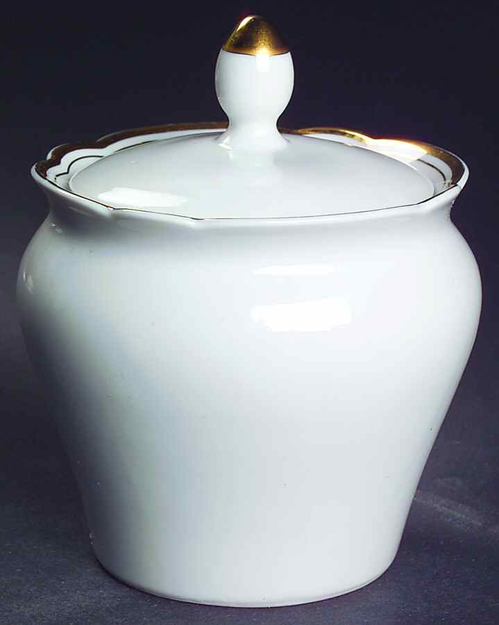 KHL21 (Gold Trim) Sugar Bowl & Lid by Kahla-1