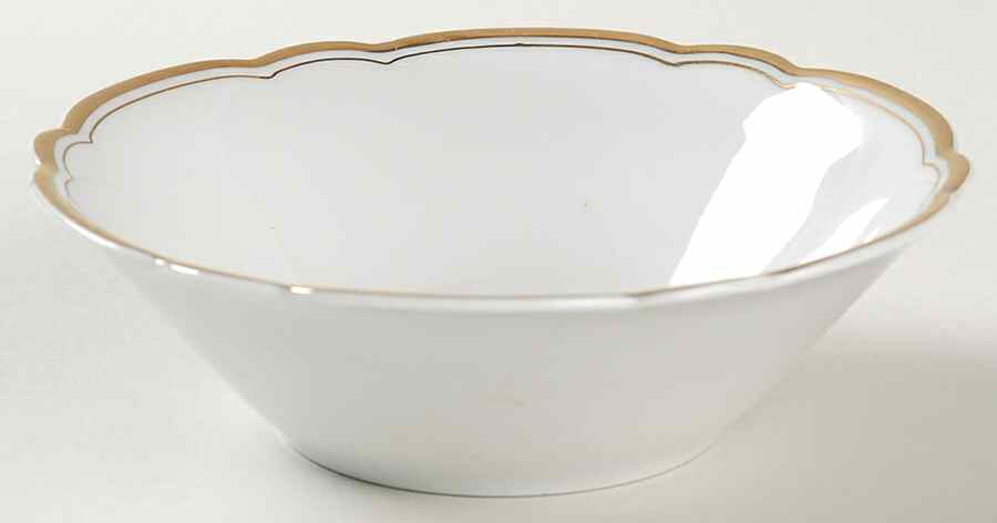 KHL21 (Gold Trim) Fruit/Dessert (Sauce) Bowl by Kahla-1