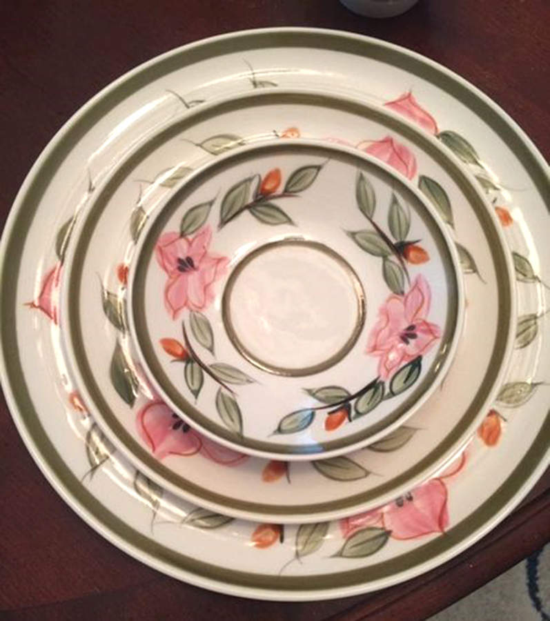 Provincial Camellia Dinner Plate by Kasuga-1