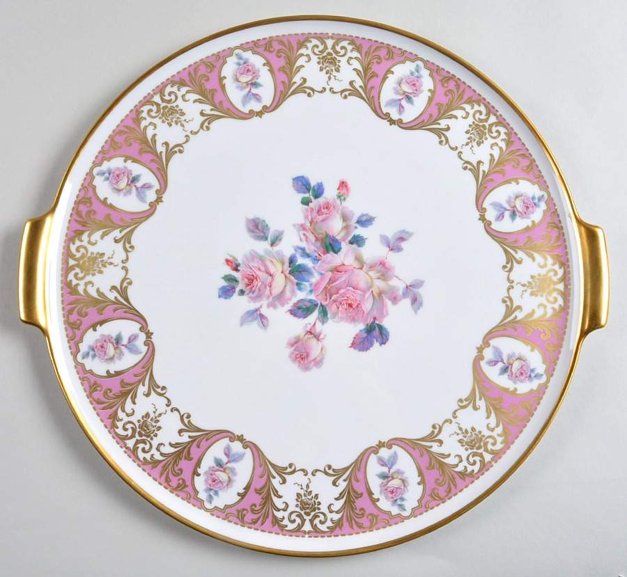 1915 Handled Cake Plate by Kaiser-1