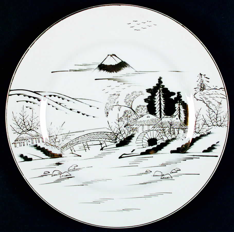 KUT109 Dinner Plate by Kutani-1