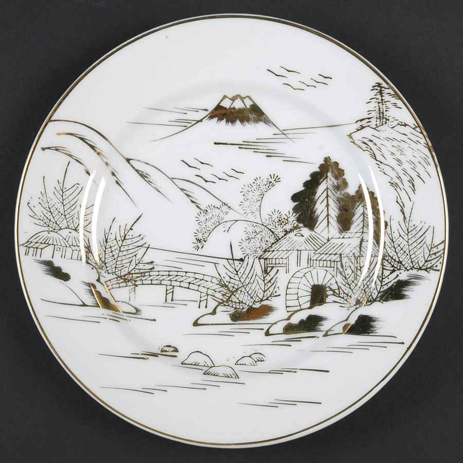 KUT109 Dessert/Pie Plate by Kutani-1